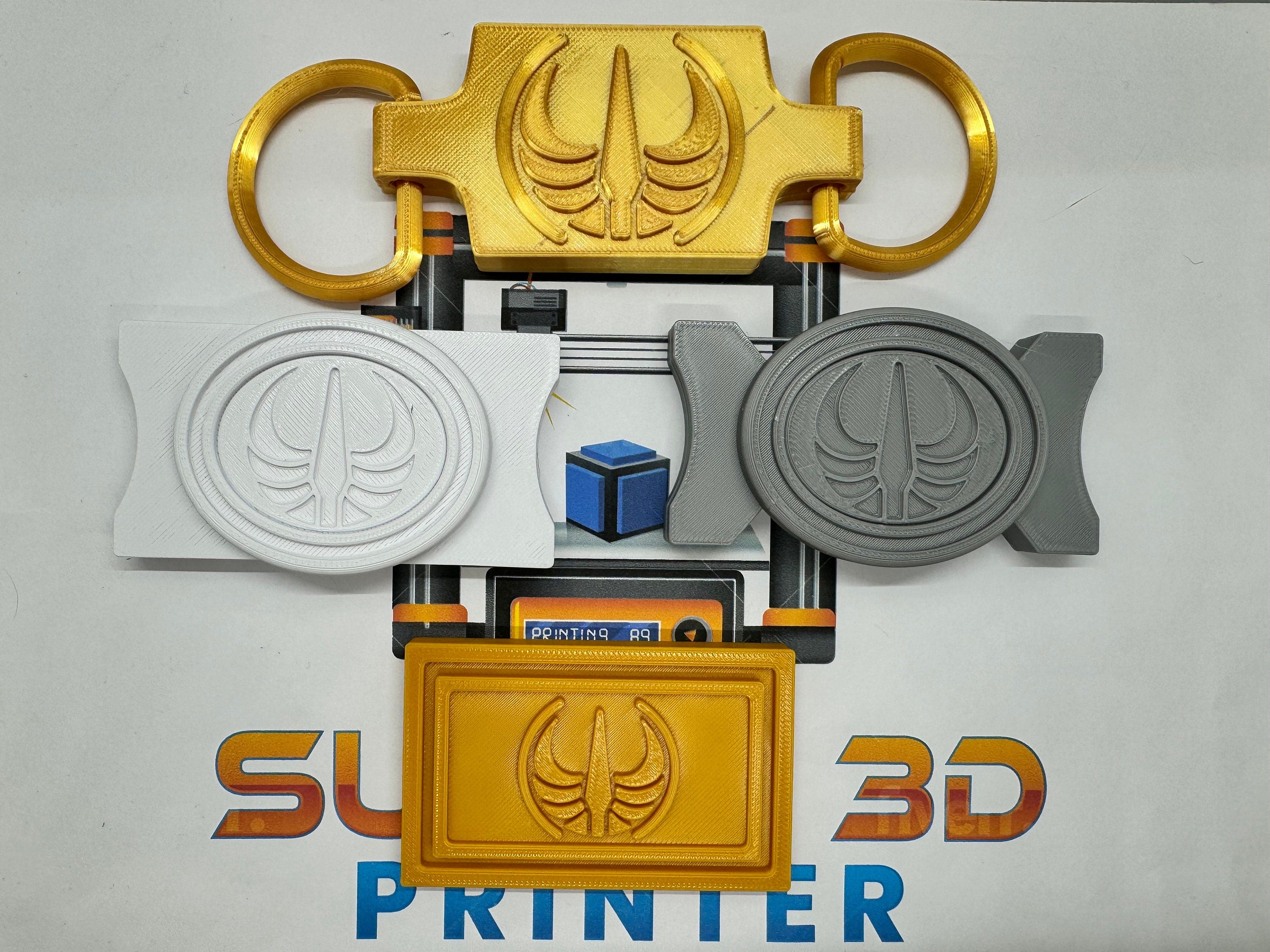 Belt Buckles | High Republic Jedi Order| 3D Printed Plastic | Acolyte | Cosplay Costume