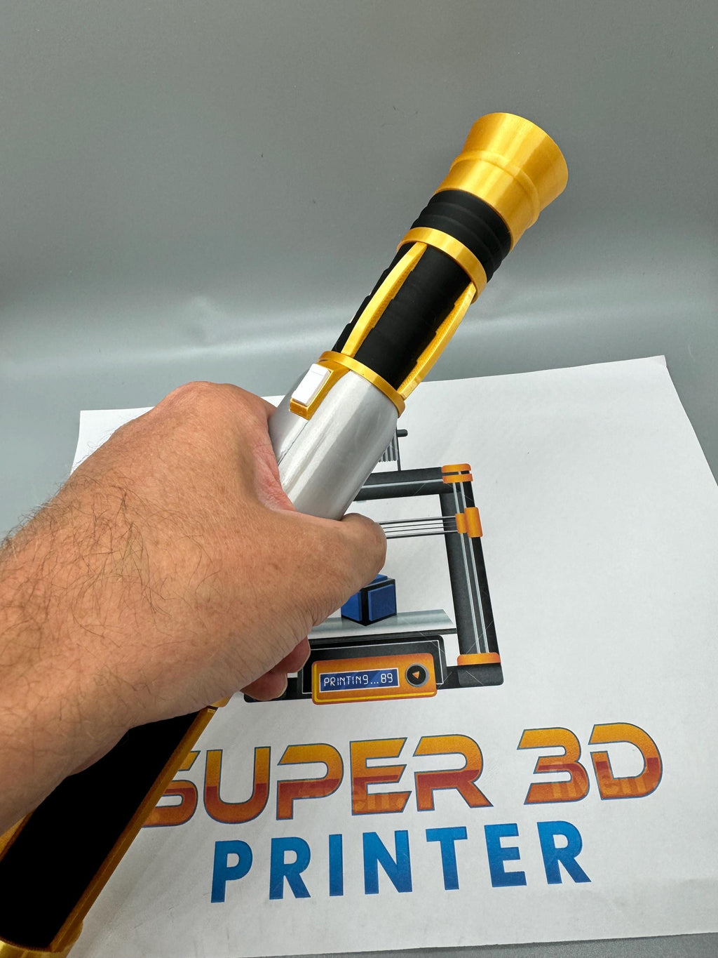 Bell Zettifar Lightsaber: 3D Printed High Republic Prop