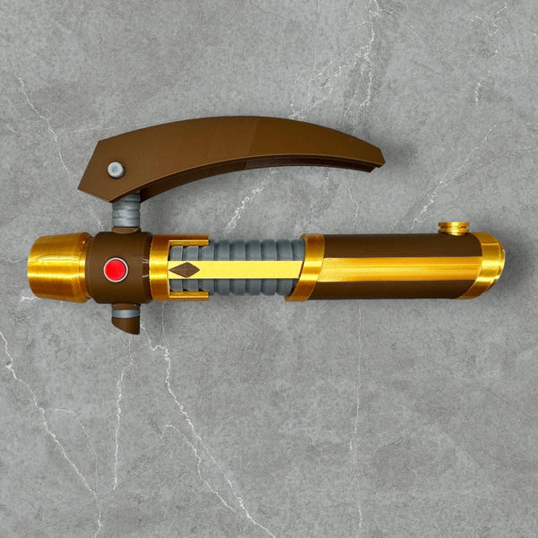 Sskeer’s Lightsaber | No Paint Required | 3D Printed | High Republic | Starlight Beacon | Lightsaber Display Mount on Desk or Wall