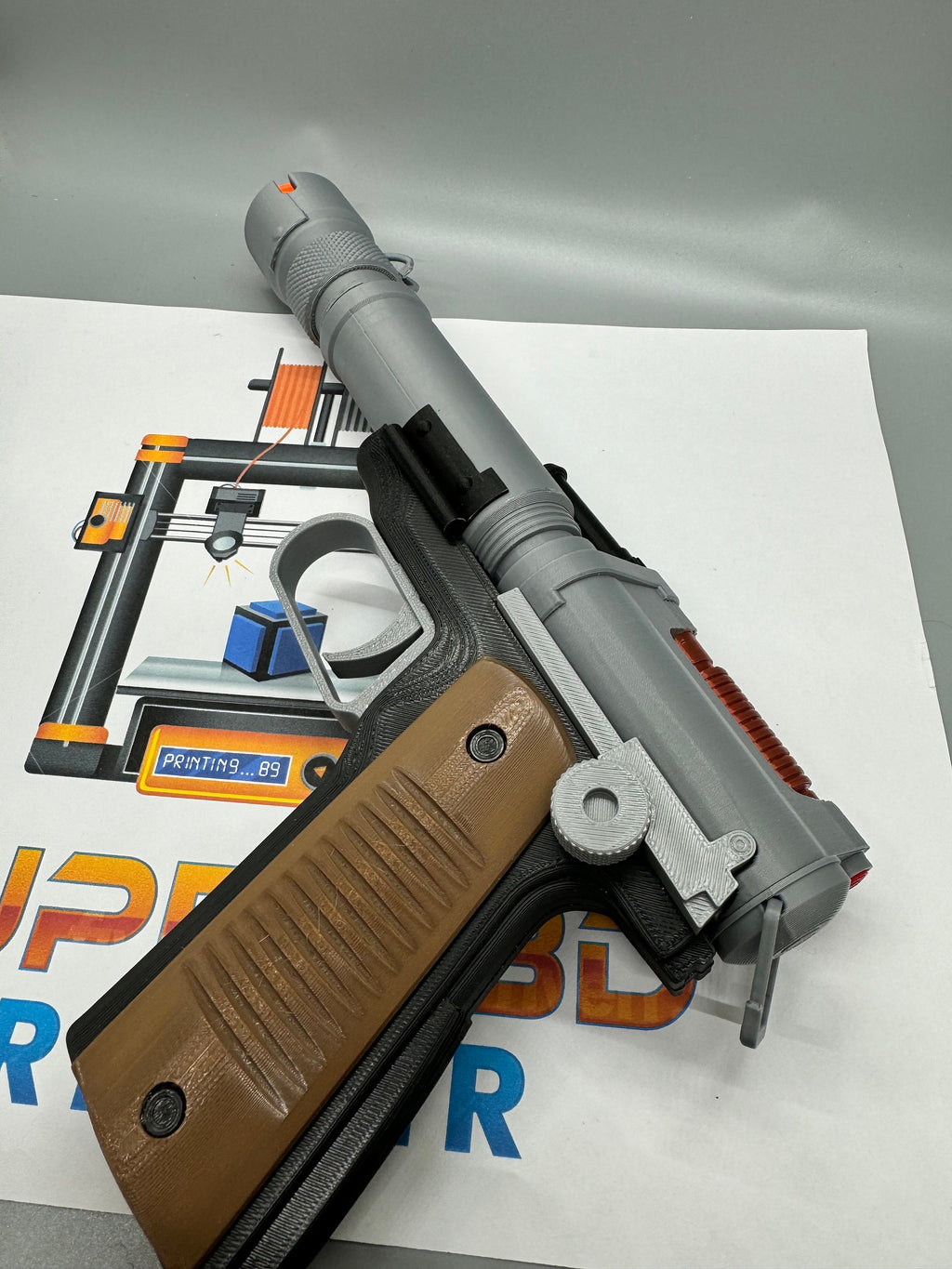 Kay Vess Blaster VM-19 Toy | Fully Assembled | No Paint Required | 3D Printed | Galactic Empire | Pyke | Movie Prop-Non-Functional