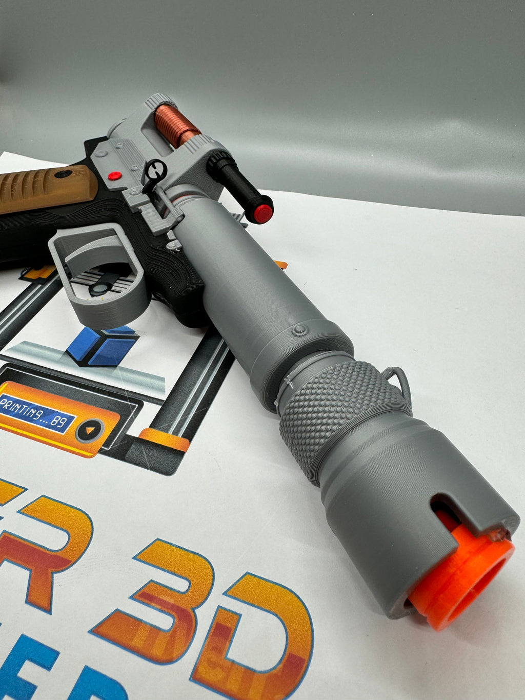 Kay Vess Blaster VM-19 Toy | Fully Assembled | No Paint Required | 3D Printed | Galactic Empire | Pyke | Movie Prop-Non-Functional