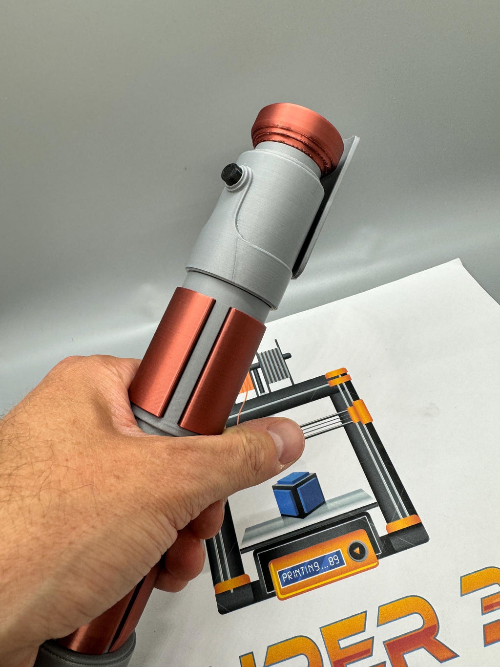 Indara's Lightsaber - The Acolyte - 3D Printed Prop