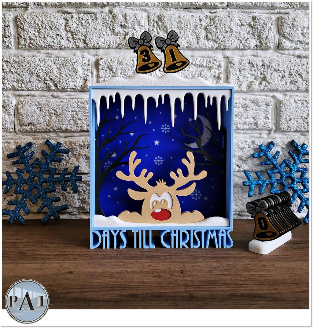 Christmas Countdown: Rudolph Reindeer 3D Printed Holiday Decor