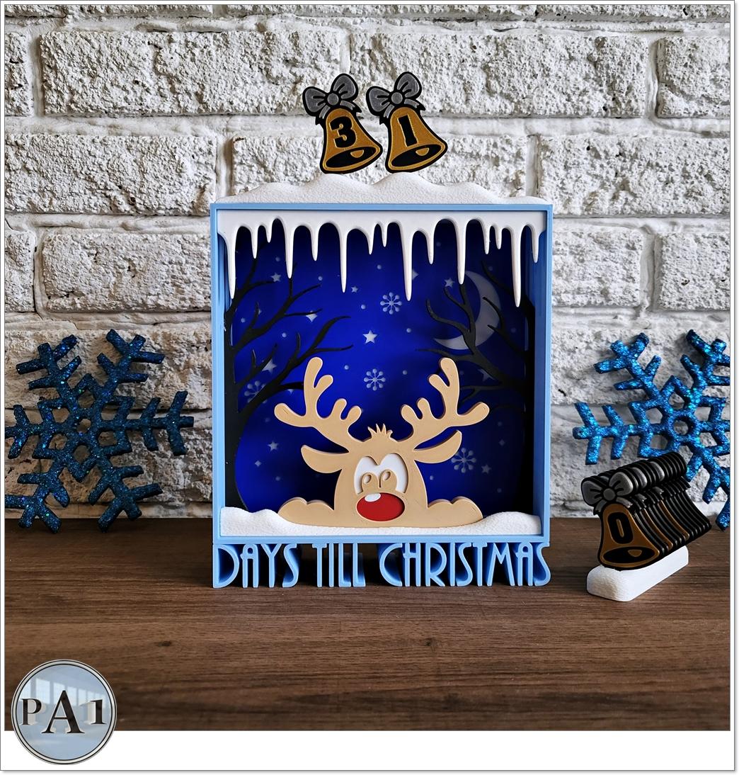 Christmas Countdown: Rudolph Reindeer 3D Printed Holiday Decor