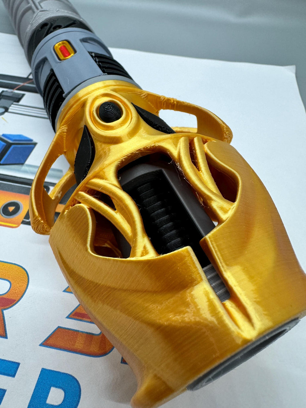 Dagan Gera Lightsaber: 3D Printed Jedi Survivor Display