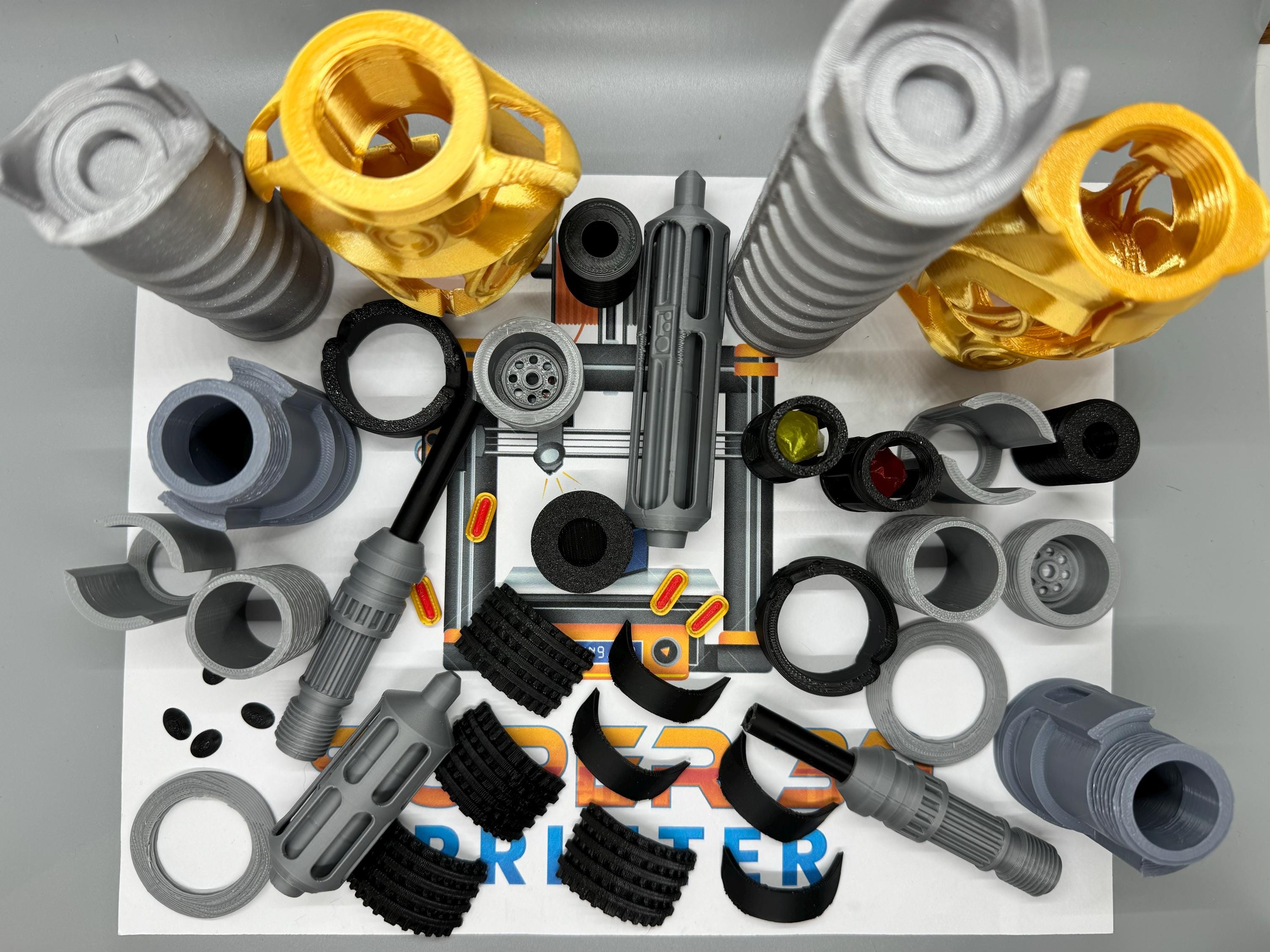 Dagan Gera Lightsaber: 3D Printed Jedi Survivor Display