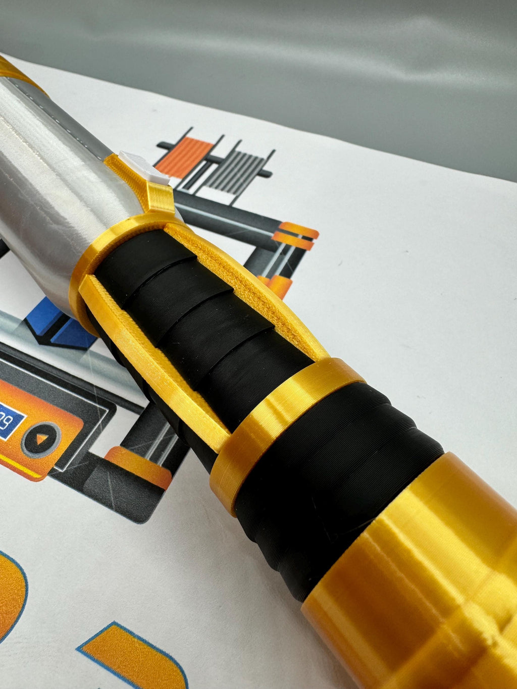 Bell Zettifar Lightsaber: 3D Printed High Republic Prop