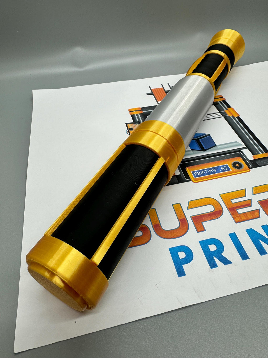 Bell Zettifar Lightsaber: 3D Printed High Republic Prop