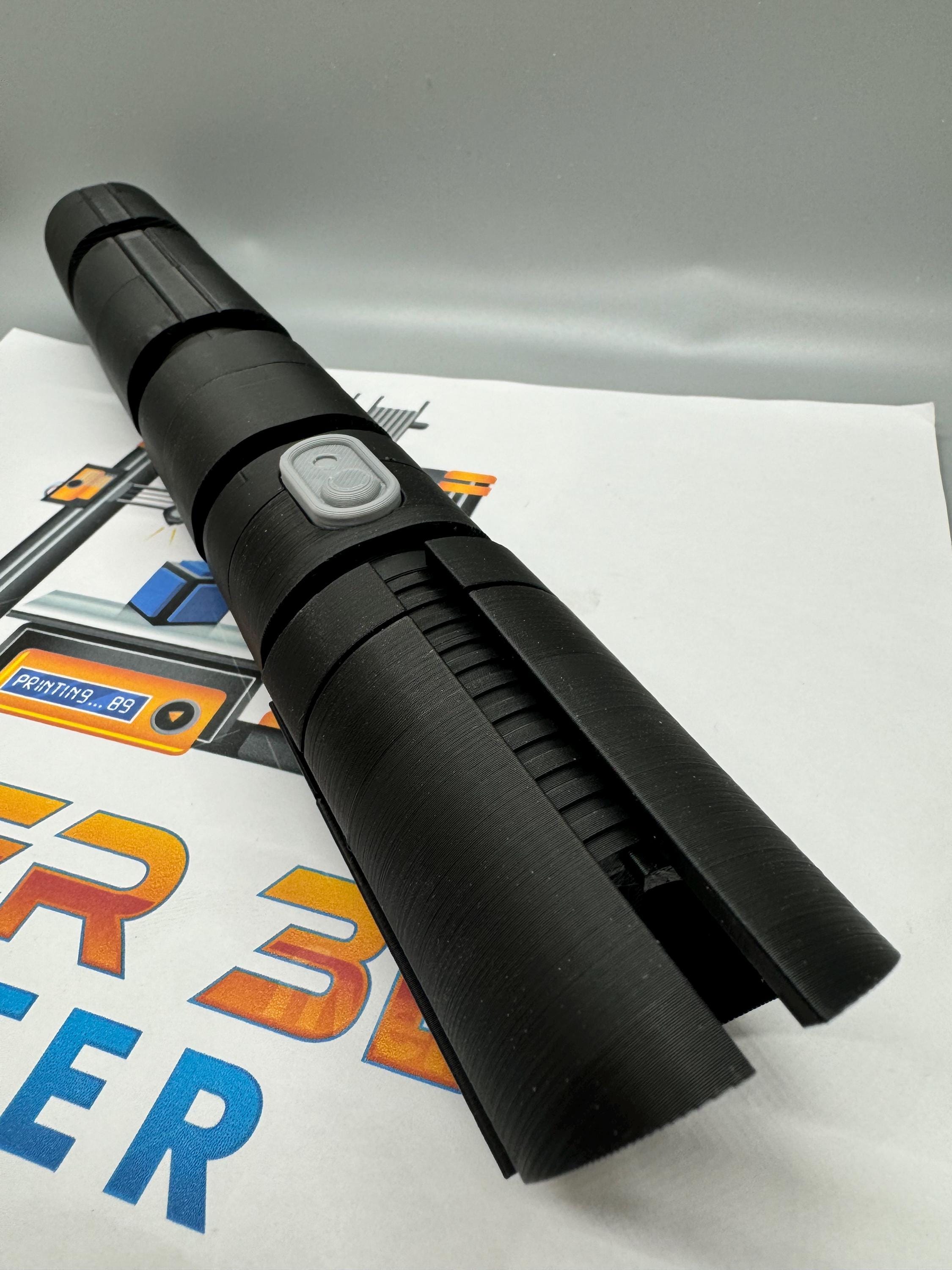 Qimir's Lightsaber from The Acolyte | The Stranger | No Electronics | 3D Printed | High Republic | Lightsaber Display Mount on Desk or Wall