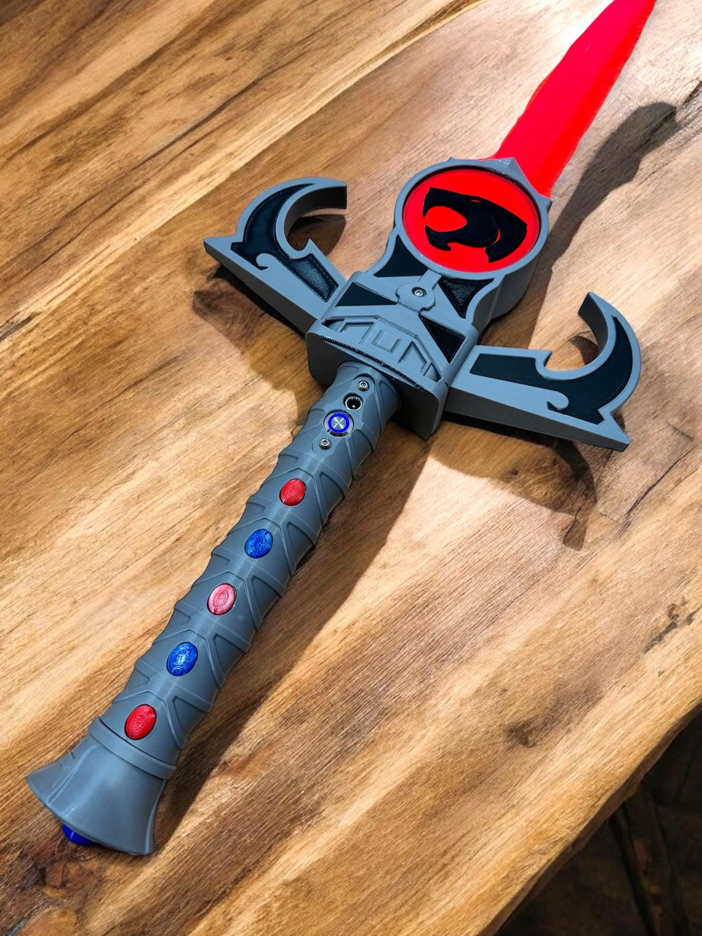 Thundercats Sword of Omens Lightsaber: 3D Printed, Light-Up with Sound