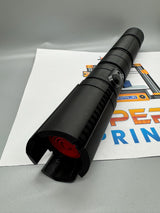 Qimir's Retractable Lightsaber from The Acolyte | The Stranger | Collapsible Saber-No Paint Required-3D Printed | Lightsaber Display Mount