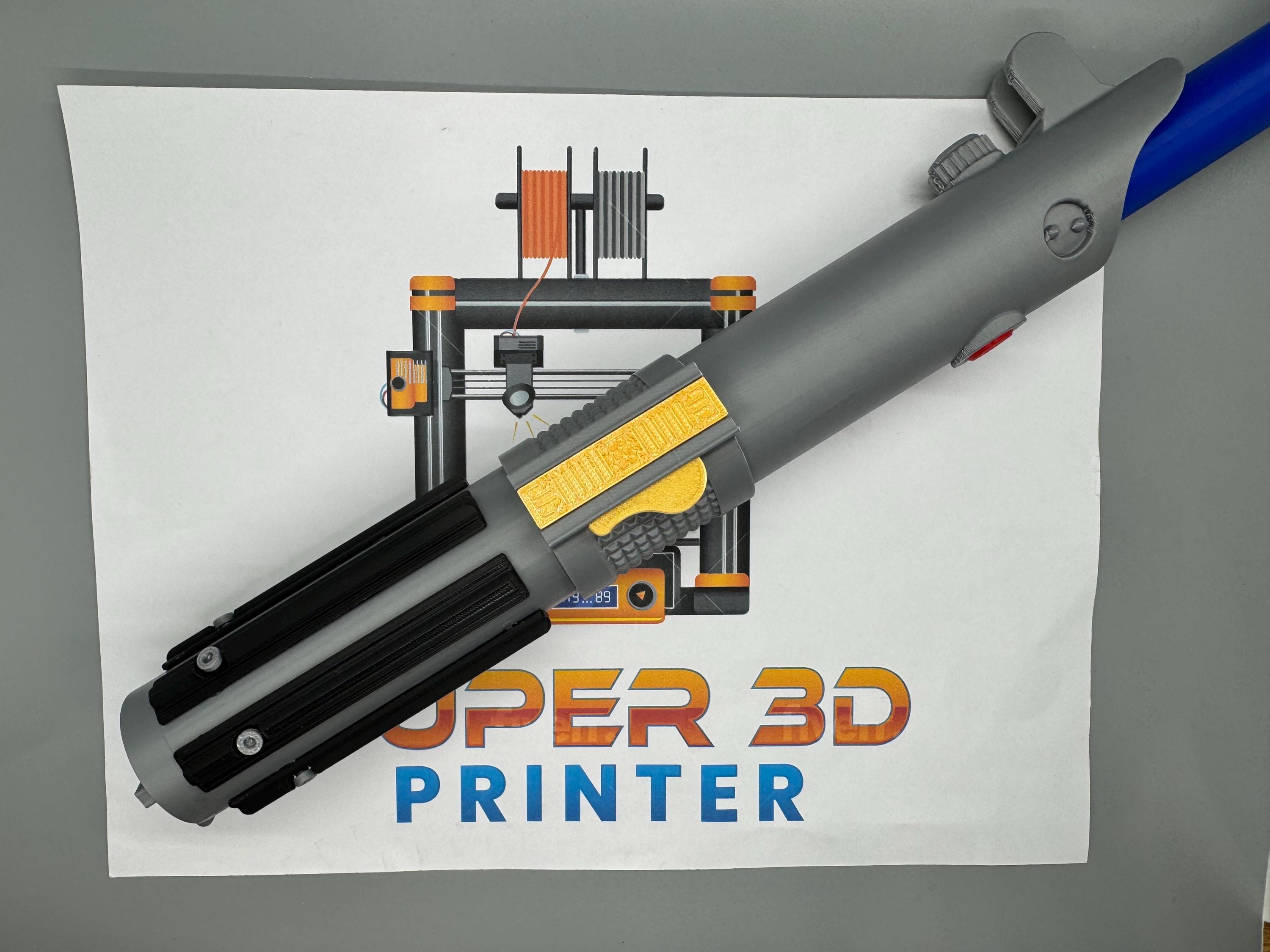 Skywalker Retractable Lightsaber: 3D Printed Collapsible Saber