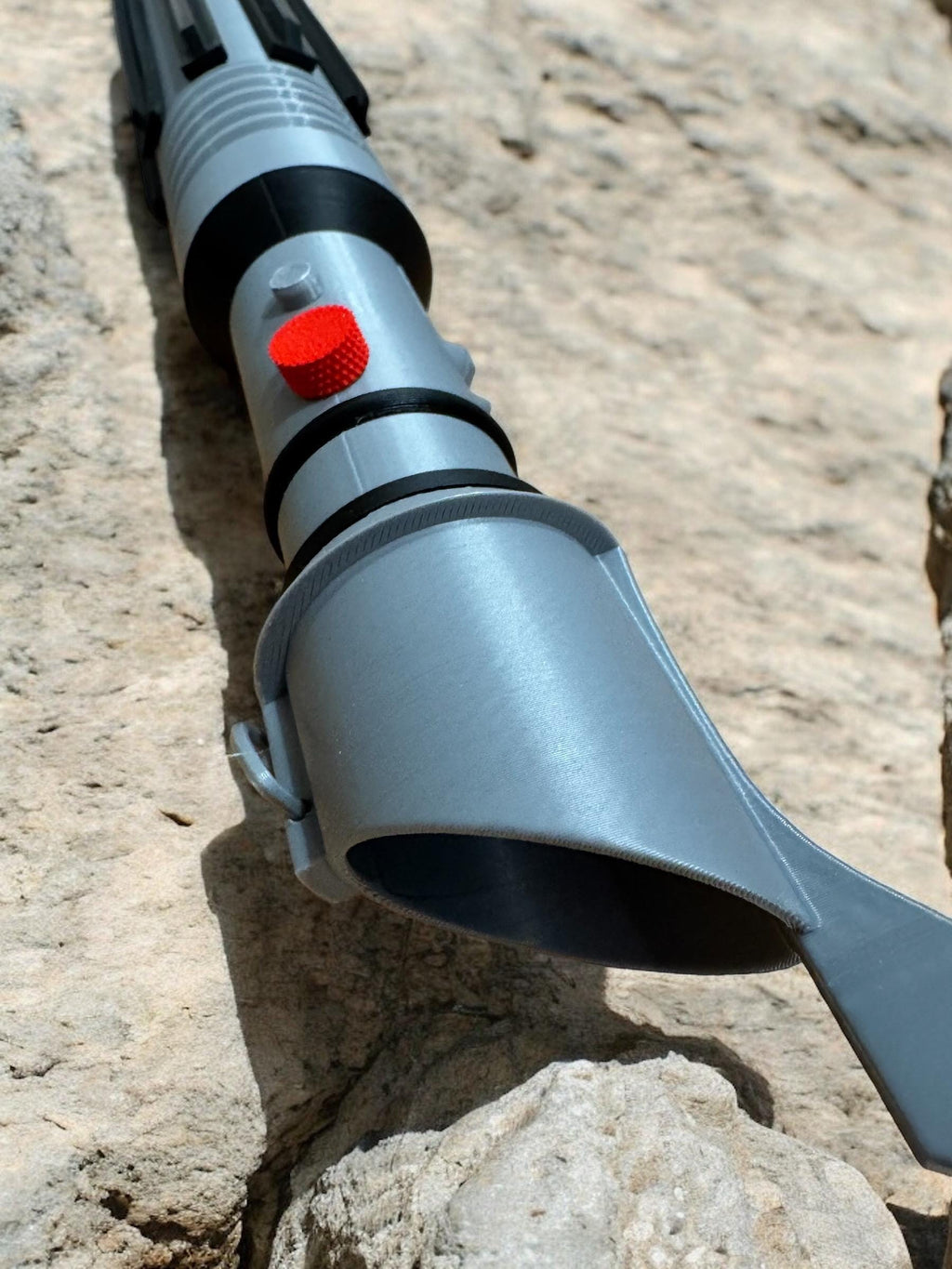 Savage Opress' Lightsaber | No Paint Required | 3D Printed | Galaxy's Edge | Clone Wars | Lightsaber Display Mount on Desk or Wall