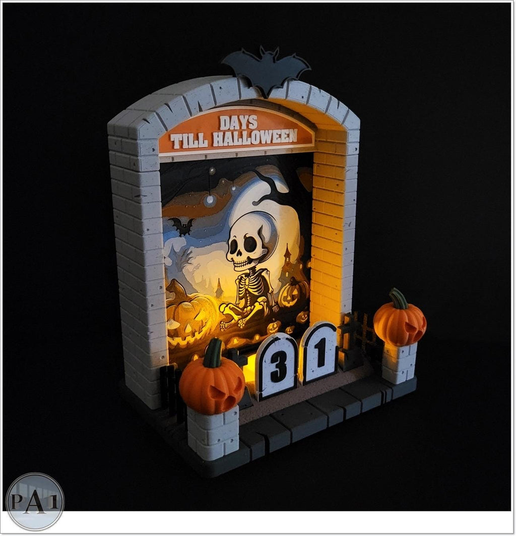 Halloween Countdown: Dragon & Haunted 3D Printed House Decor