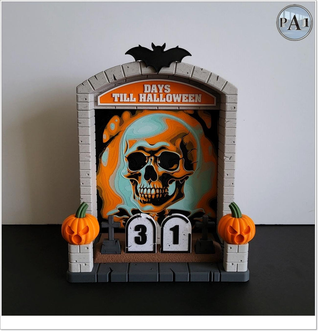 Halloween Countdown: Dragon & Haunted 3D Printed House Decor