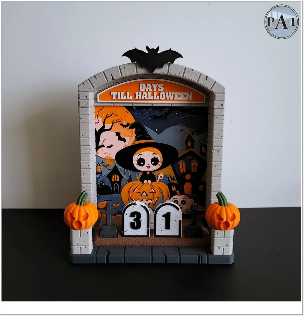 Halloween Countdown: Dragon & Haunted 3D Printed House Decor