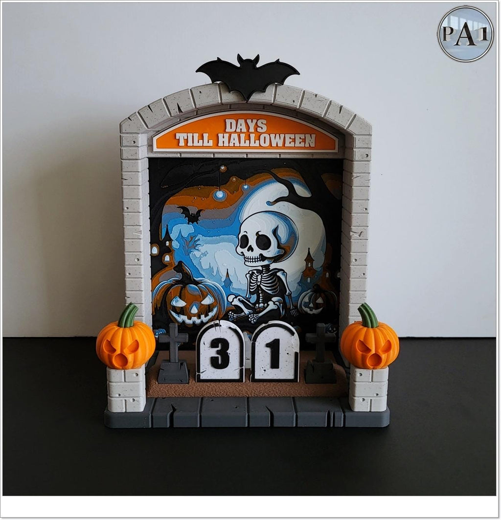 Halloween Countdown: Dragon & Haunted 3D Printed House Decor