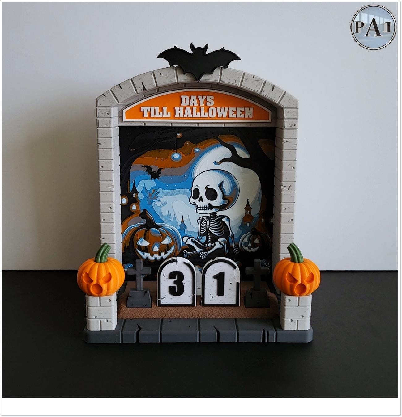 Halloween Countdown: Dragon & Haunted 3D Printed House Decor
