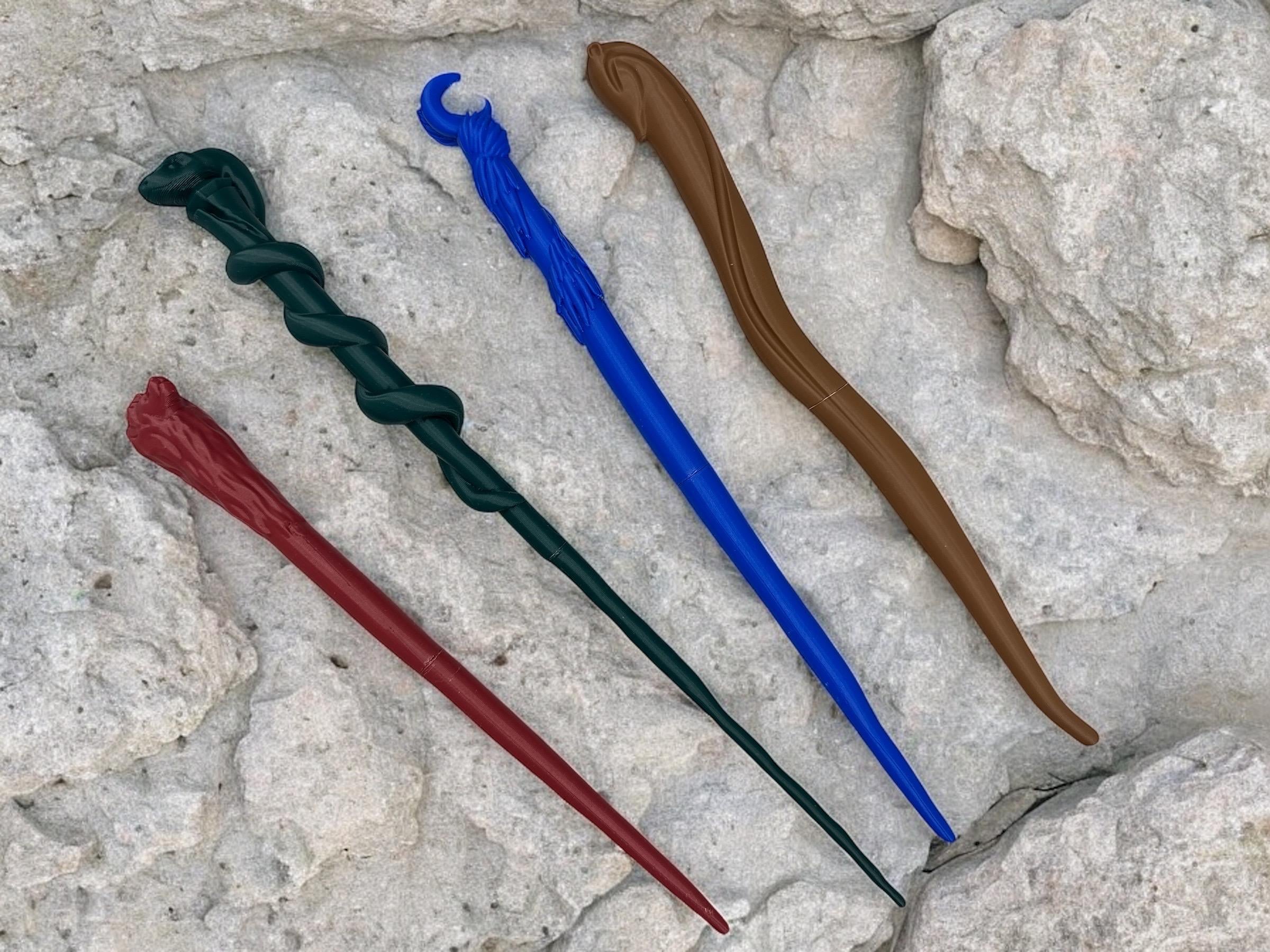 Hogwarts Founders Wands | Modular | Pick Your Fave Professor | Magic | 3D Printed | Wizard and Witch | Halloween | Customizable | Cosplay