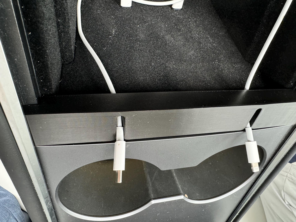 Tesla Cord Organizer for your Center Console | Stylish Convenience for Model Y | Custom-fit, Secure Storage, Easy Install