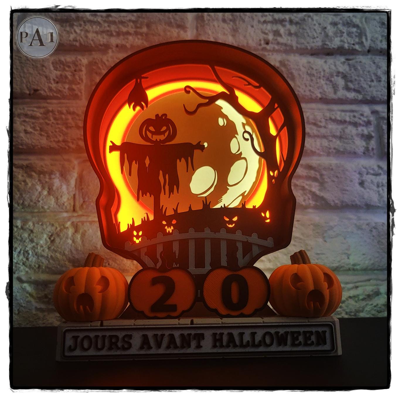 3D Printed Halloween Countdown: Haunted House Decor
