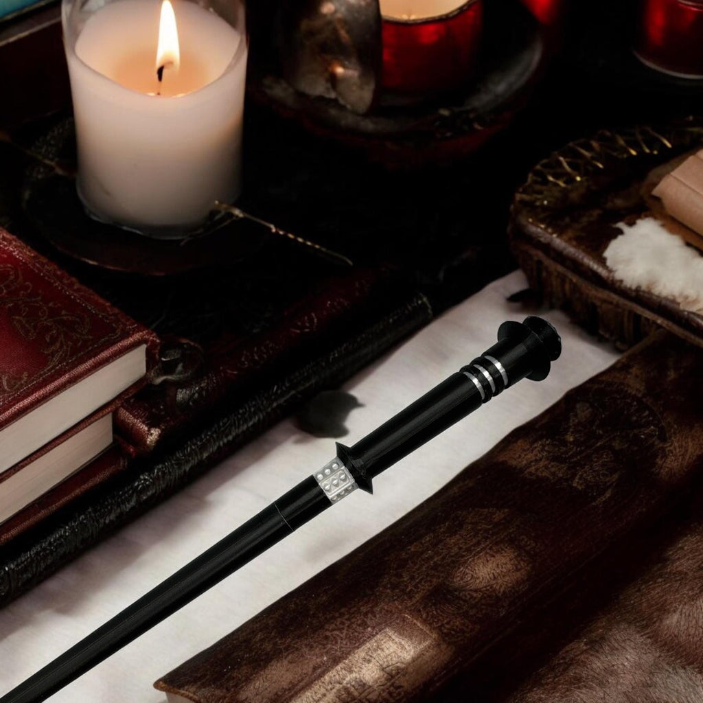 Death Eater 3D Printed Wizard Wand: Customizable Cosplay Prop