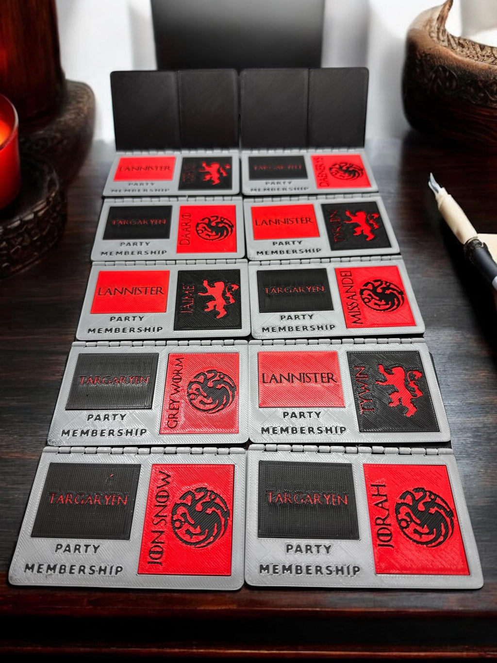 Secret Thrones | 3D Printed | Secret Hitler Variant Game