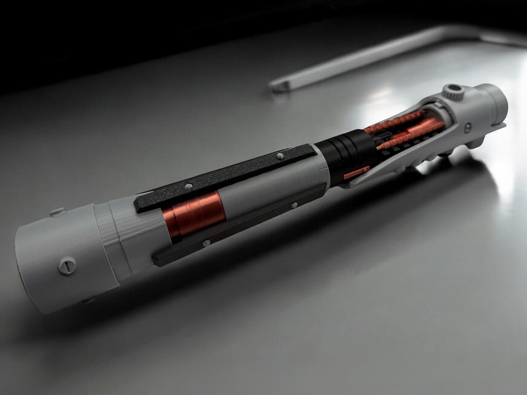 Starkiller’s Lightsaber | No Paint Required | 3D Printed | Galaxy's Edge | Clone Wars | Lightsaber Display Mount on Desk or Wall