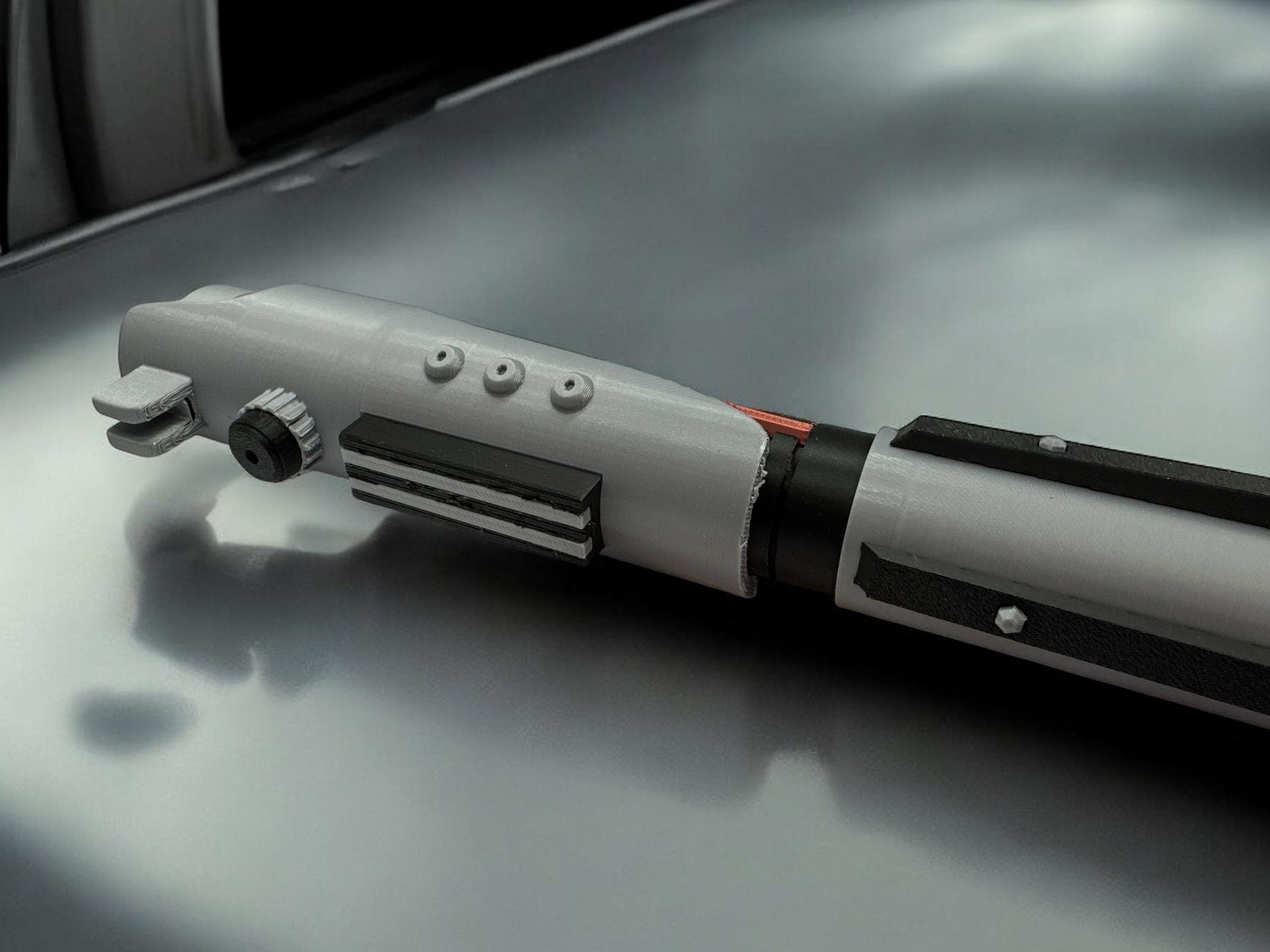 Starkiller’s Lightsaber | No Paint Required | 3D Printed | Galaxy's Edge | Clone Wars | Lightsaber Display Mount on Desk or Wall