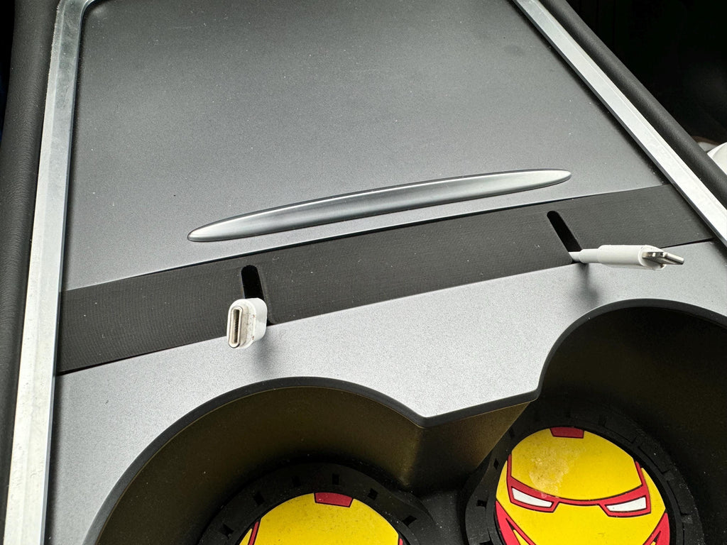 Tesla Cord Organizer for your Center Console | Stylish Convenience for Model Y | Custom-fit, Secure Storage, Easy Install