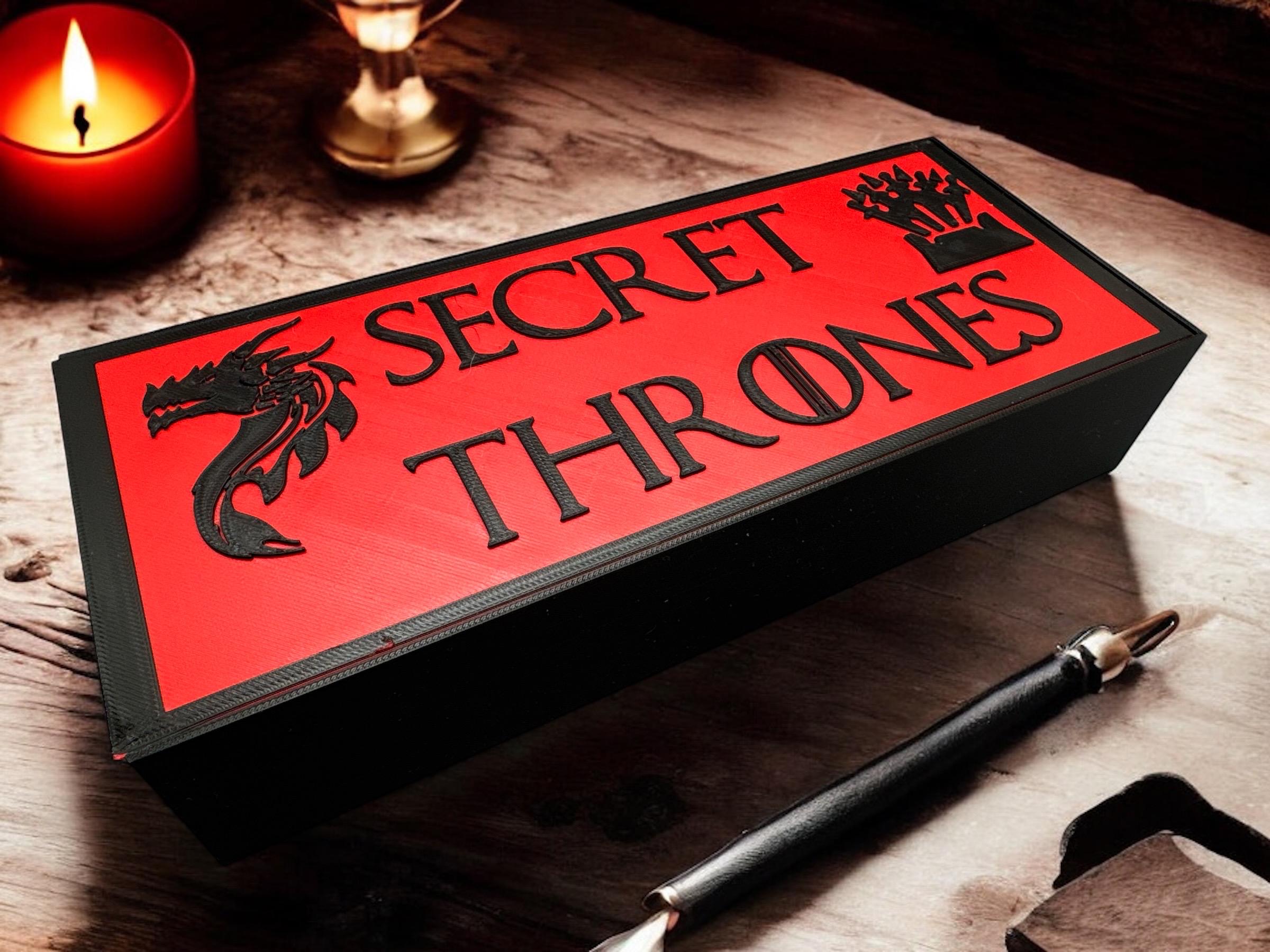 Secret Thrones | 3D Printed | Secret Hitler Variant Game