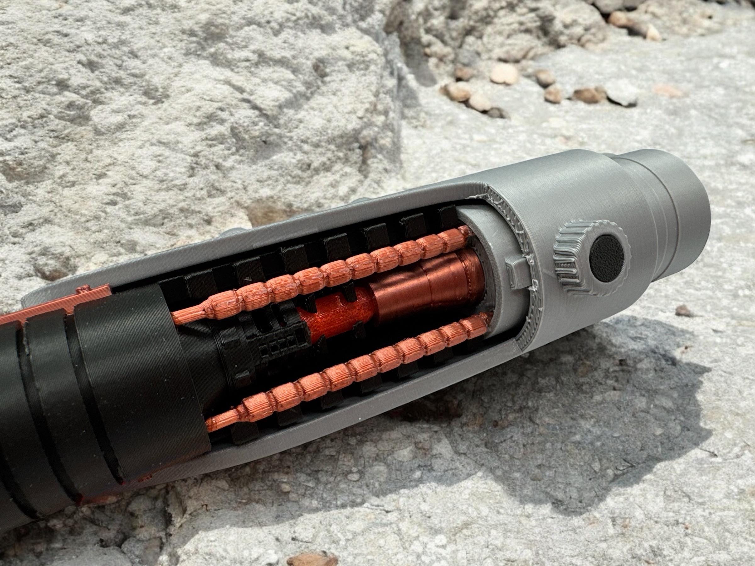 Starkiller’s Lightsaber | No Paint Required | 3D Printed | Galaxy's Edge | Clone Wars | Lightsaber Display Mount on Desk or Wall