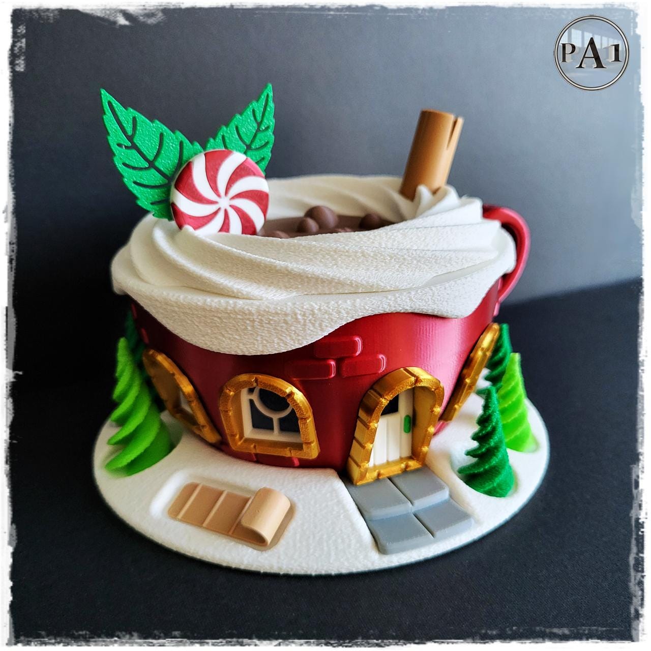 Christmas Village 3D Printed Fairy Garden: Whimsical Winter Wonderland