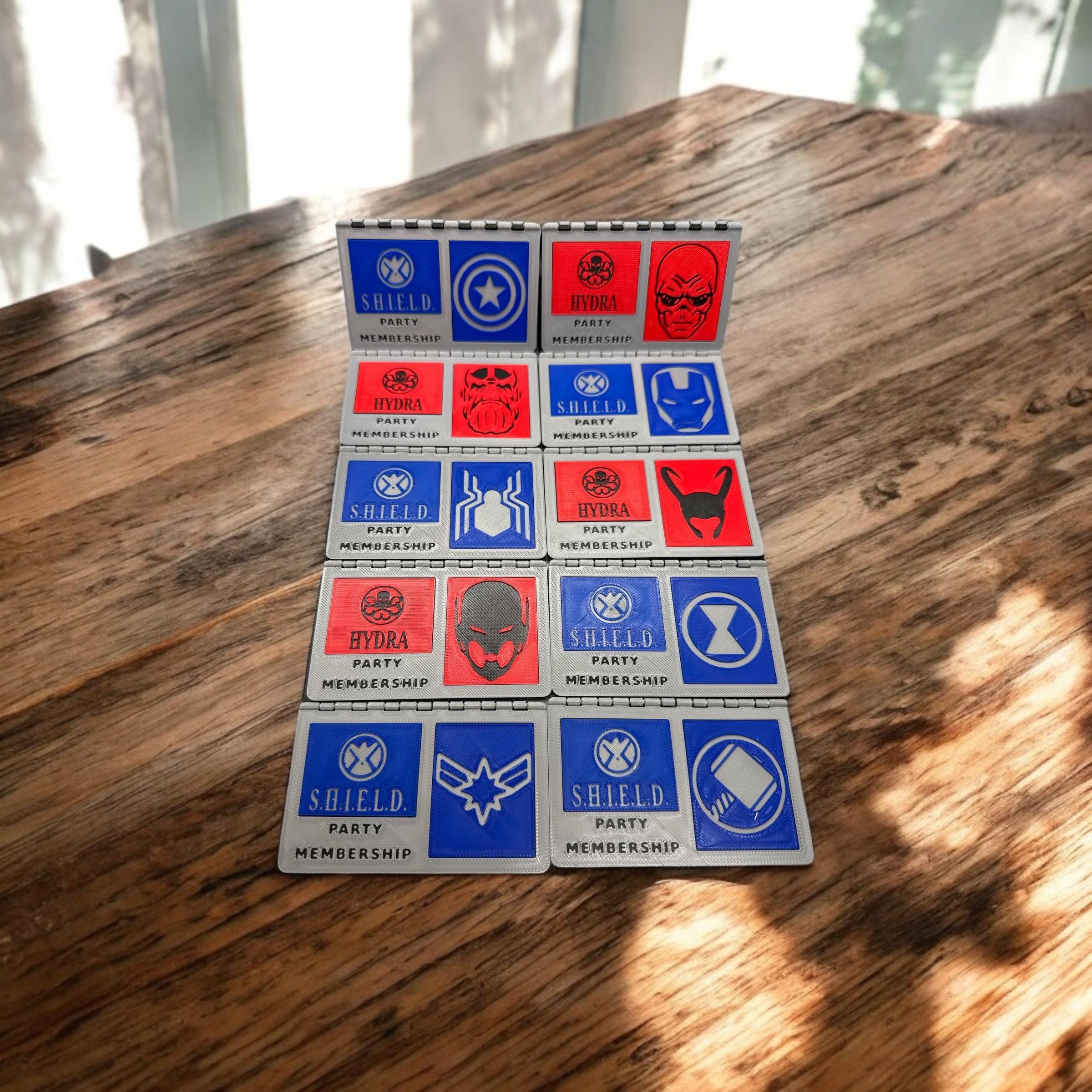 Secret Hydra | Secret Hitler | 3D Printed | In-Color | Mystery Games | Murder Mystery | Tabletop Games | Party Games | Board Game|Hail Hydra