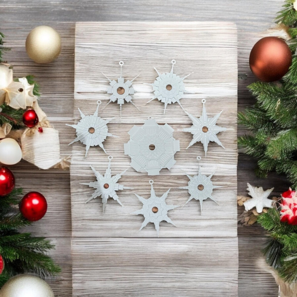 Temple Flakes Christmas Ornament: 3D Printed LDS Mormon Church Art
