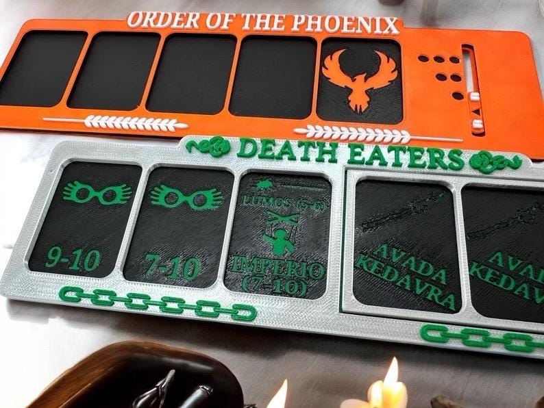 Secret Voldemort | Secret Hitler | 3D Printed | In-Color | Mystery Games | Murder Mystery | Tabletop Games | Party Games | Board Game