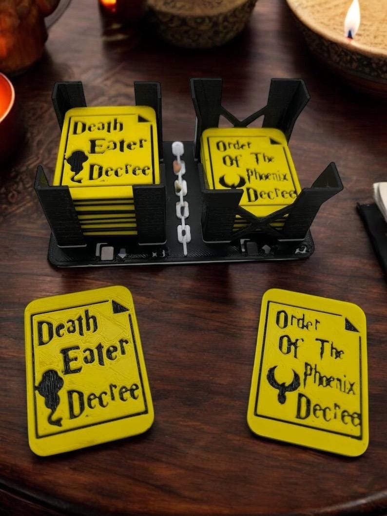 Secret Voldemort | Secret Hitler | 3D Printed | In-Color | Mystery Games | Murder Mystery | Tabletop Games | Party Games | Board Game