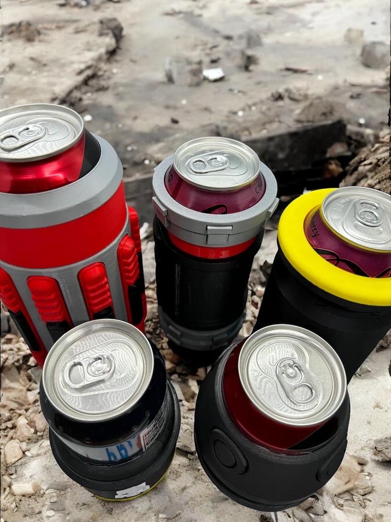 Helldivers 2 Can Sleeve Sweet Liber-Tea | Toy Video Game Replica | Not Real Working | 3D Printed | In Color | Non Functional | For Democracy