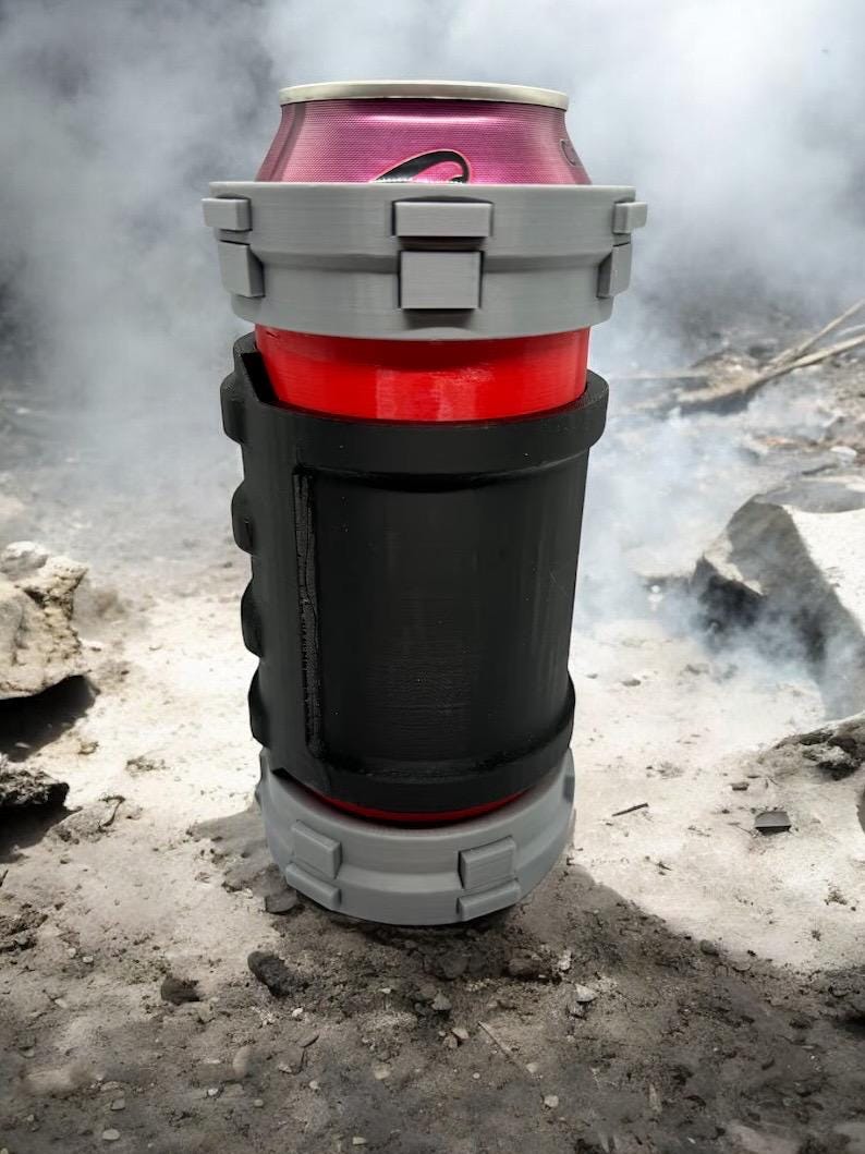 Helldivers 2 Can Sleeve Sweet Liber-Tea | Toy Video Game Replica | Not Real Working | 3D Printed | In Color | Non Functional | For Democracy