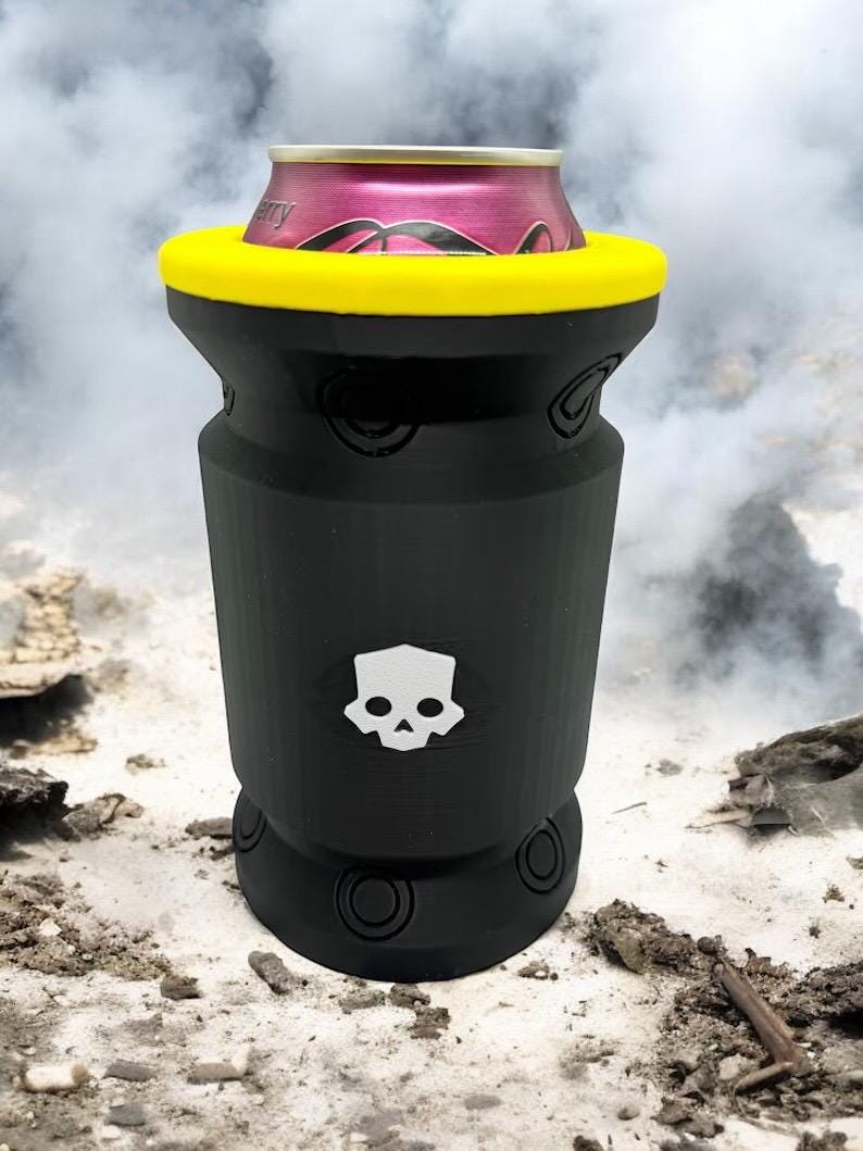 Helldivers 2 Can Sleeve Sweet Liber-Tea | Toy Video Game Replica | Not Real Working | 3D Printed | In Color | Non Functional | For Democracy