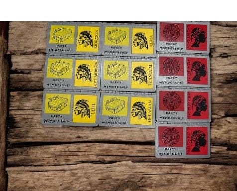 Secret Combinations | Lamanites vs Nephites | Secret Hitler | 3D Printed | Gadianton | Book of Mormon Party Tabletop Games | Mormon Games