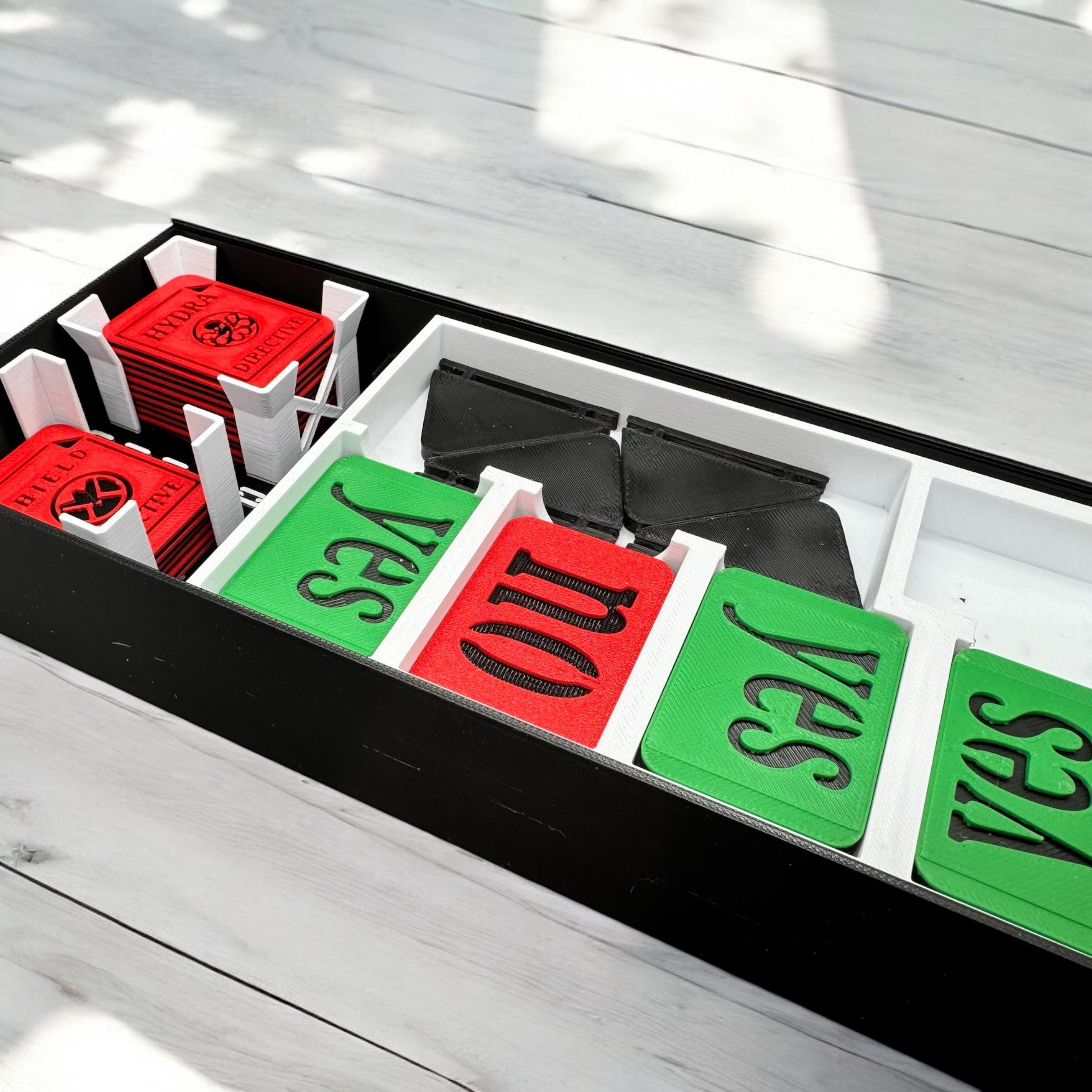 Secret Hydra | Secret Hitler | 3D Printed | In-Color | Mystery Games | Murder Mystery | Tabletop Games | Party Games | Board Game|Hail Hydra