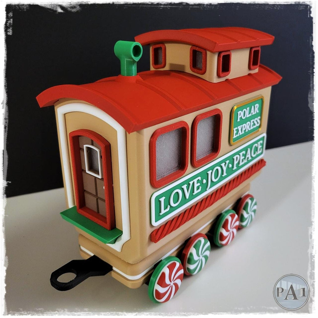 3D Printed Christmas Train Kit: Holiday Decor