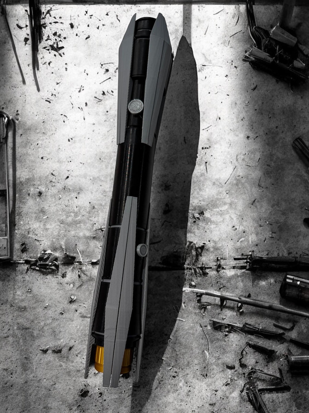 Sifo Dyas Lightsaber | No Paint Required | 3D Printed | Clone Wars | Galaxy's Edge | Lightsaber Display Mount on Desk or Wall