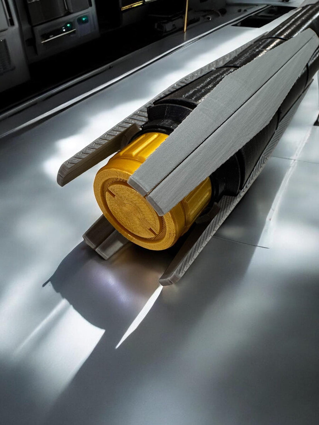 Sifo Dyas Lightsaber | No Paint Required | 3D Printed | Clone Wars | Galaxy's Edge | Lightsaber Display Mount on Desk or Wall