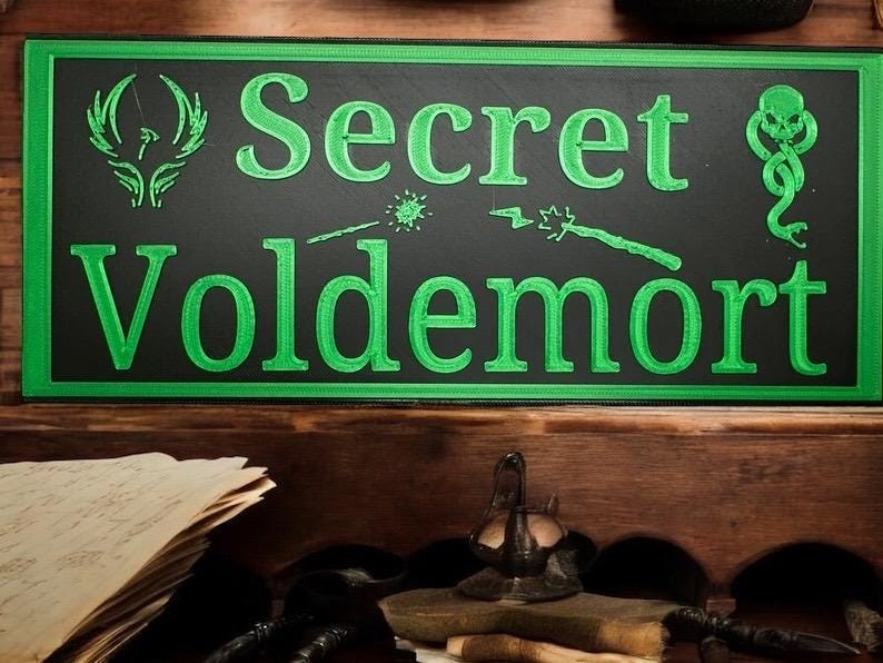 Secret Voldemort | Secret Hitler | 3D Printed | In-Color | Mystery Games | Murder Mystery | Tabletop Games | Party Games | Board Game