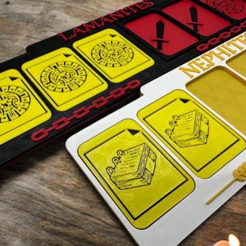 Secret Combinations | Lamanites vs Nephites | Secret Hitler | 3D Printed | Gadianton | Book of Mormon Party Tabletop Games | Mormon Games