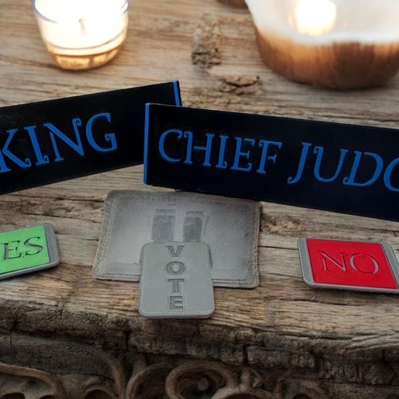 Secret Combinations | Lamanites vs Nephites | Secret Hitler | 3D Printed | Gadianton | Book of Mormon Party Tabletop Games | Mormon Games