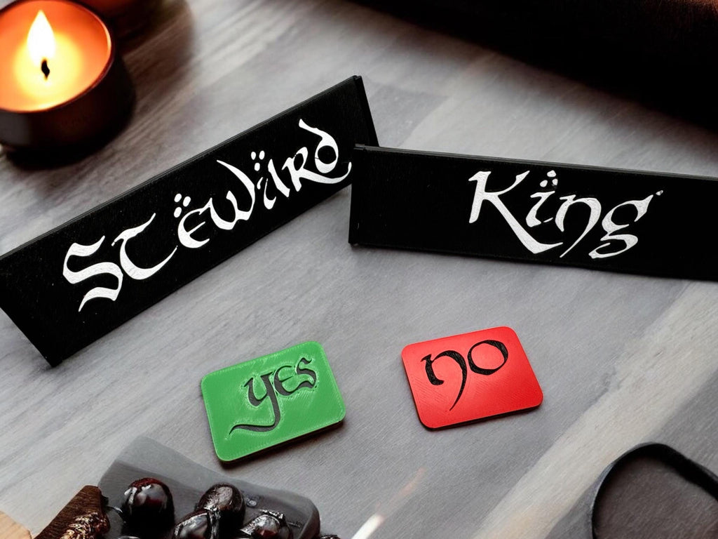 Secret Sauron | Secret Hitler | 3D Printed | In-Color | Mystery Games | Murder Mystery | Tabletop Games | Party Games | Board Game |One Ring