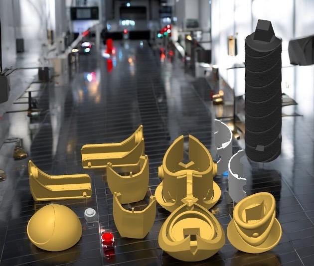 Porter Engle Lightsaber: High Republic Phase 1, 3D Printed Prop